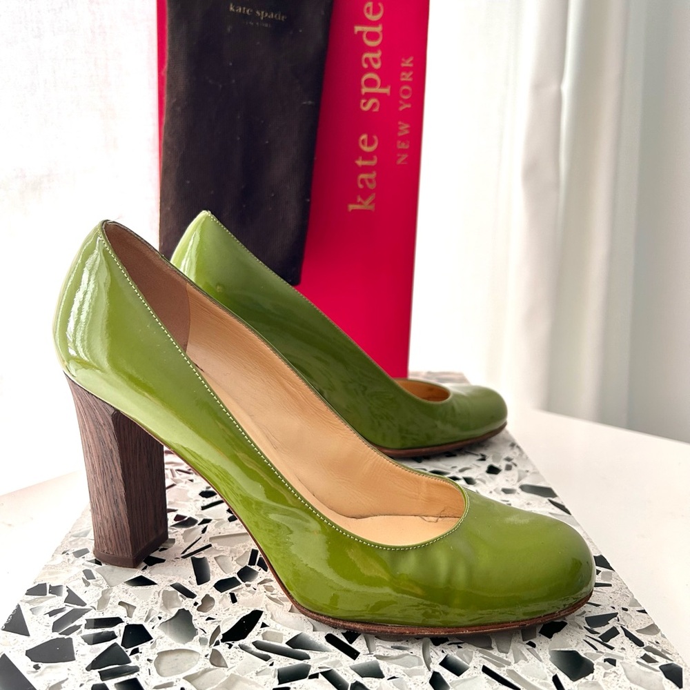 Kate Spade Lime Green Patent Heels